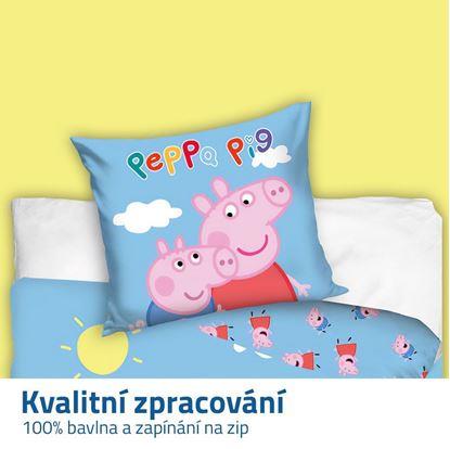 Dětské povlečení do postýlky - Prasátko Peppa