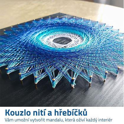 Kreativní sada String Art - Mandala