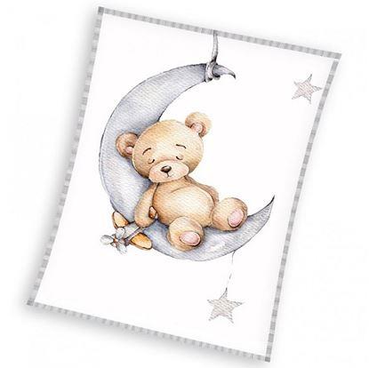 Obrázek Dětská deka - medvídek na Měsíci