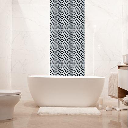 Obrázek z Mozaika na mřížce - černobílá