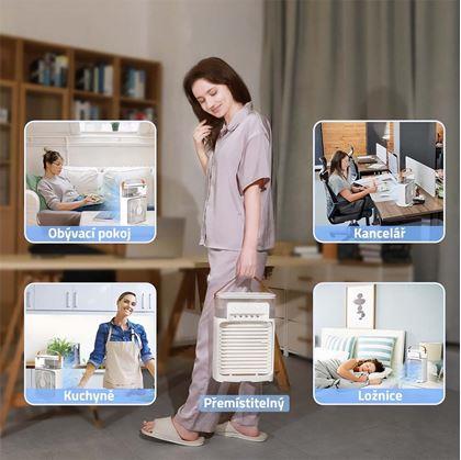 Stolní ventilátor s mlhou