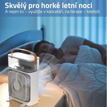 Stolní ventilátor s mlhou