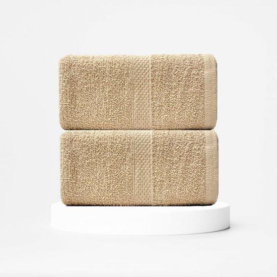 Obrázek z Bavlněný ručník 50x90 cm - béžový
