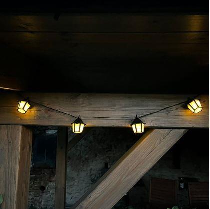 Obrázek z Solární LED řetěz - lucerny