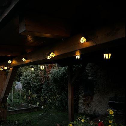 Obrázek z Solární LED řetěz - lucerny