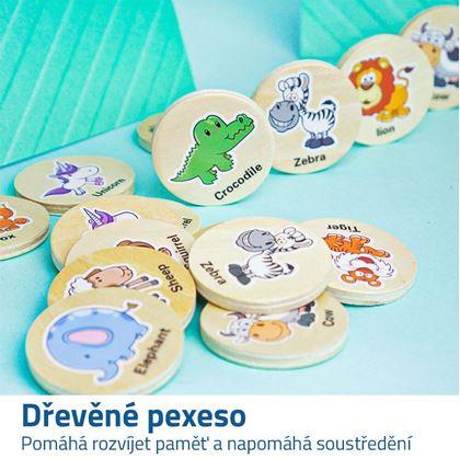 Obrázek z Dřevěné pexeso - zvířátka