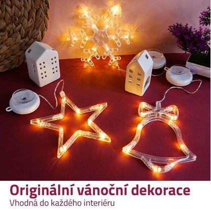Obrázek z Vánoční LED dekorace na okno - hvězda