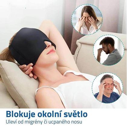 Obrázek z Chladící a zahřívací maska proti migréně