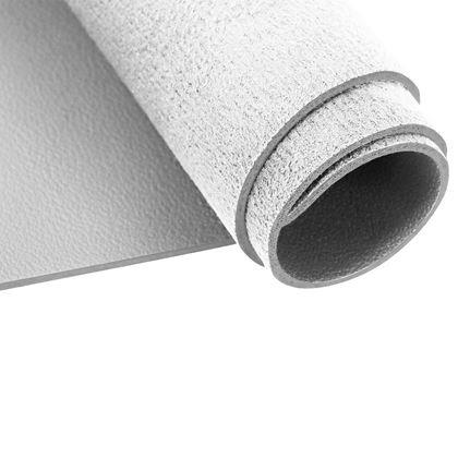 Obrázek z Prémiová koženková podložka pod myš a klávesnici 80x40 cm - světle šedá