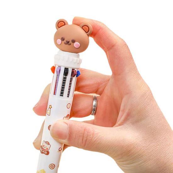 Obrázek z Vícebarevná propiska - medvídek