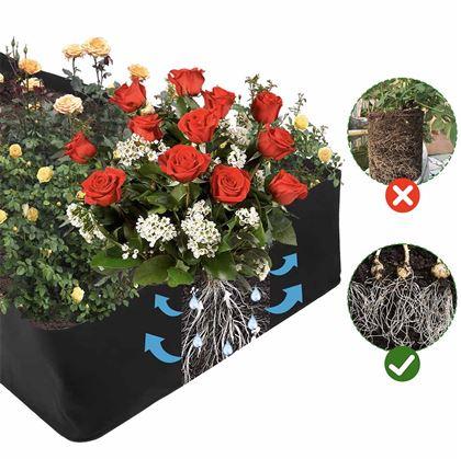 Obrázek z Přenosný zahradní záhon s přihrádkami