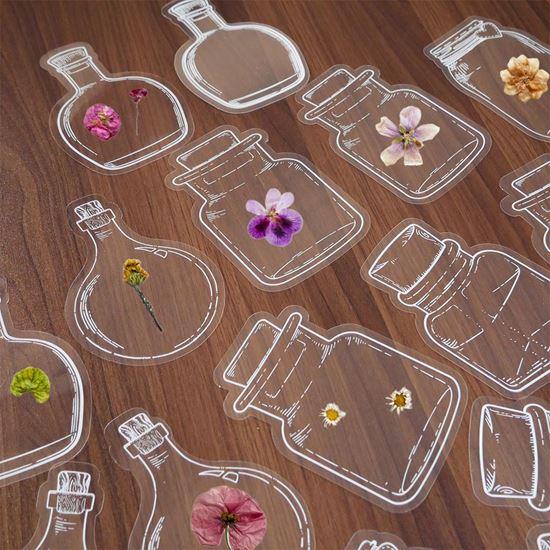 Obrázek z DIY herbář - samolepky na sušené květiny 