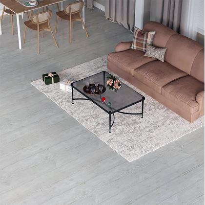 Obrázek z Samolepicí podlaha 200x60 cm - šedé dřevo