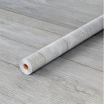 Obrázek z Samolepicí podlaha 200x60 cm - šedé dřevo