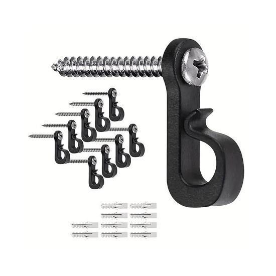 Obrázek z Háčky s vrutem 10 ks