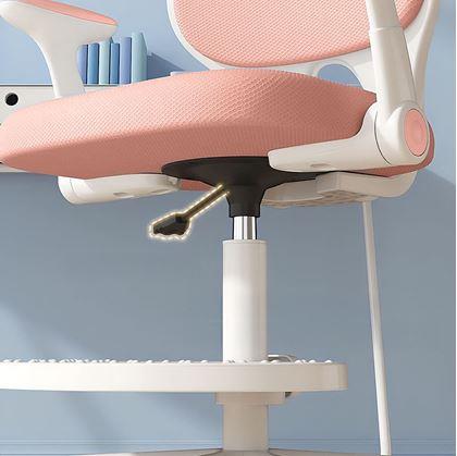 Obrázek z Dětská rostoucí otočná židle k psacímu stolu - světle růžová