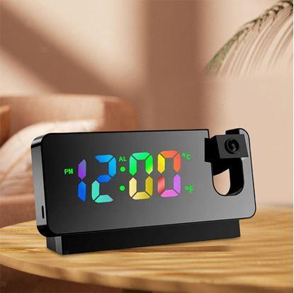 Obrázek Digitální budík s projekcí času