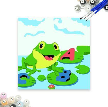 Obrázek z Malování podle čísel pro děti - žabka
