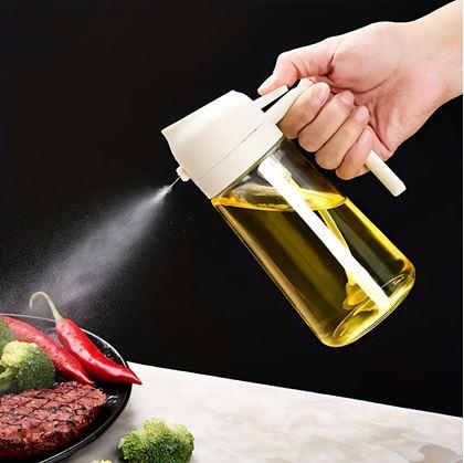 Obrázek z Rozprašovač a dávkovač oleje/octa 350 ml