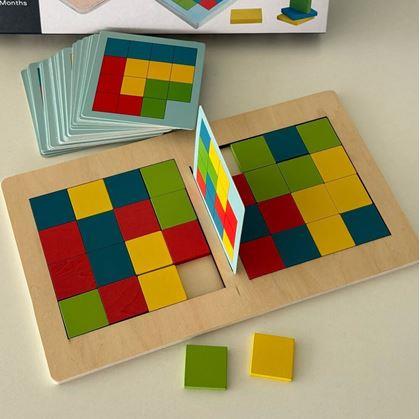 Obrázek z Dřevěná hra tangram pro dva