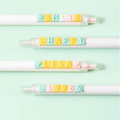 Obrázek z 2 ks DIY propisek s vlastním vzkazem