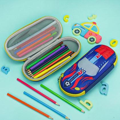 Obrázek z Penál/pouzdro s 3D designem - závodní auto