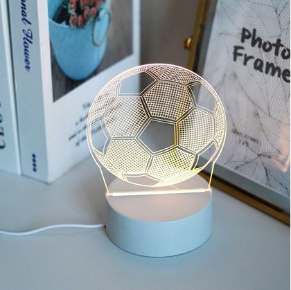 Obrázek z 3D lampička - fotbalový míč