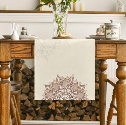 Obrázek z Běhoun na stůl 180 cm - mandala