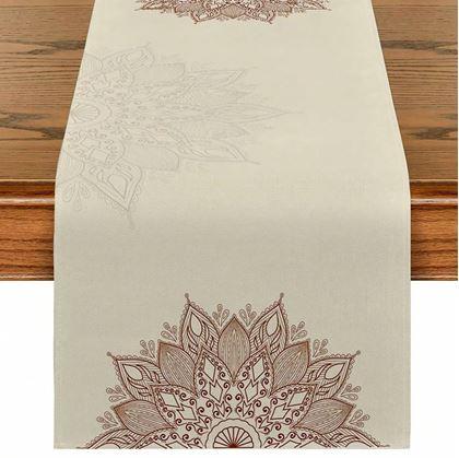 Obrázek z Běhoun na stůl 180 cm - mandala