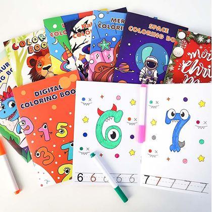 Obrázek z Set dětských omalovánek - 8 sešitů