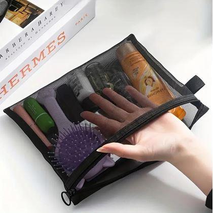 Obrázek z Průhledná kosmetická taštička se zipem