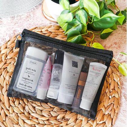 Obrázek z Průhledná kosmetická taštička se zipem