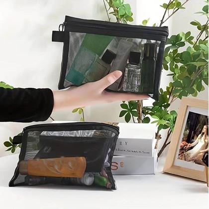 Obrázek z Průhledná kosmetická taštička se zipem