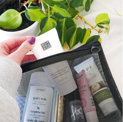 Obrázek z Průhledná kosmetická taštička se zipem