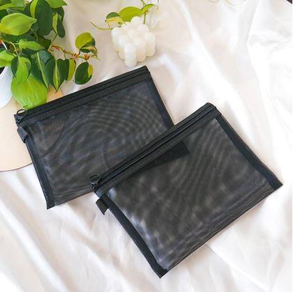 Obrázek z Průhledná kosmetická taštička se zipem