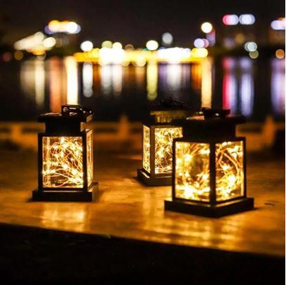 Obrázek Závěsná LED solární lucerna