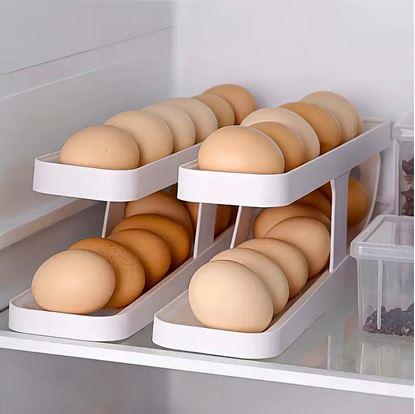 Obrázek Dvoupatrový zásobník/organizér na vajíčka