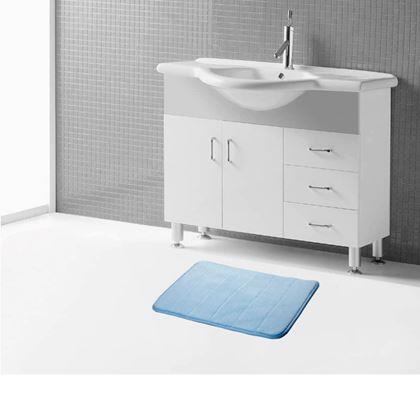 Obrázek z Protiskluzová koupelnová předložka 40 x 60 cm - modrá