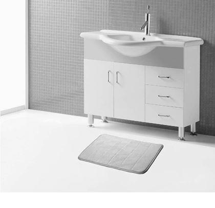 Obrázek z Protiskluzová koupelnová předložka 40 x 60 cm - šedá