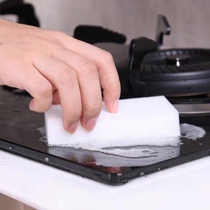 Obrázek z 10 ks Melaminové čistící nano houbičky