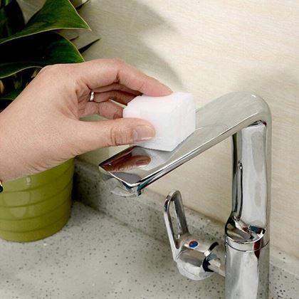 Obrázek z 10 ks Melaminové čistící nano houbičky