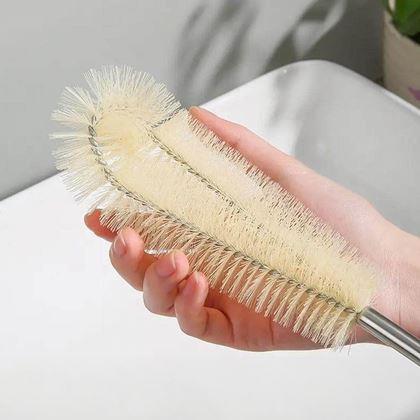 Obrázek z Čistící kartáč na lahve s dřevěnou rukojetí