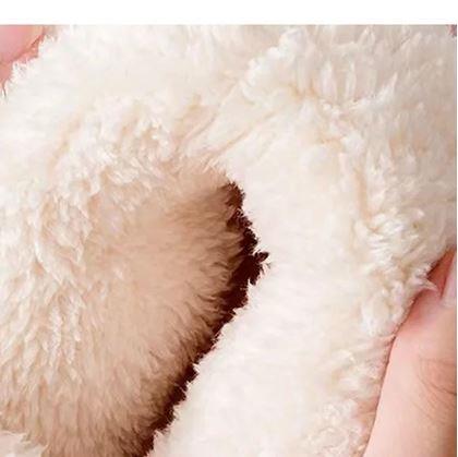 Obrázek z Vysoké zateplené papuče s kožíškem - 37-39