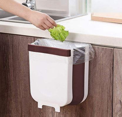 Obrázek Skládací závěsný koš na dvířka