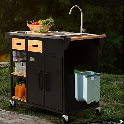 Obrázek z Skládací závěsný koš na dvířka - bílo-hnědý