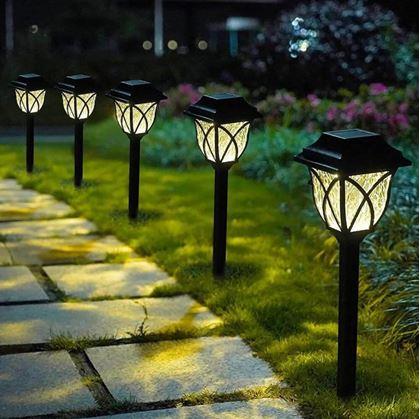 Obrázek z 2 ks LED solární lampa na zahradu