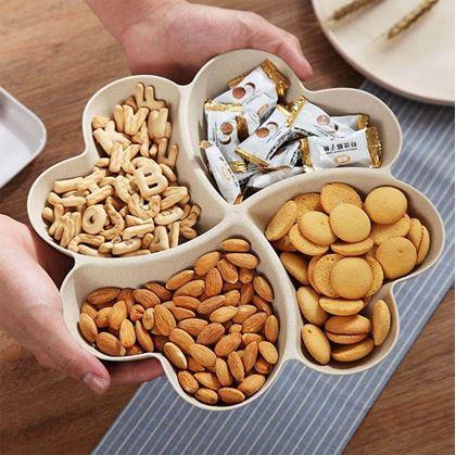 Obrázek z Dělená servírovací miska - 4 přihrádky