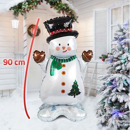 Obrázek z Fóliový balónek sněhulák 90 cm