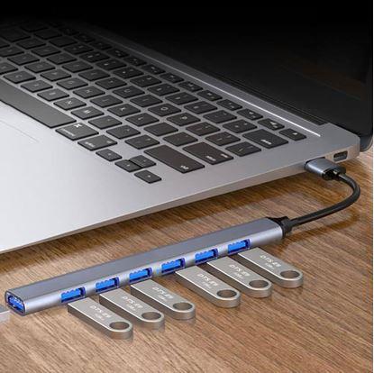 Obrázek Víceportový adaptér USB 7 v 1