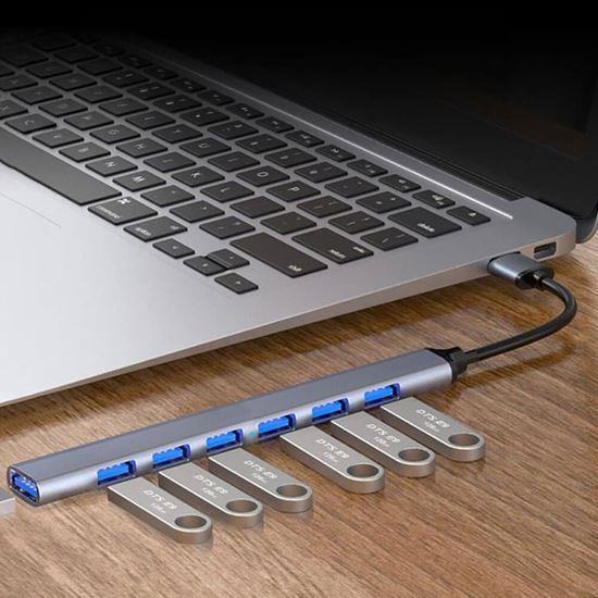 Obrázek z Víceportový adaptér USB 7 v 1